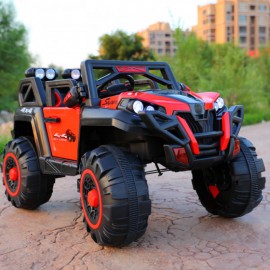  Kids Large Size 4*4 Motor With Remote Control And Manual Battery Operated Jeep (red) Manufacturers and Suppliers in India