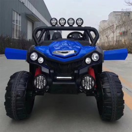  Kids Super Big Size 4*4 Double Seater Electric Jeep For Kids, 12v Battery Operated Ride On Jeep , With Music And Remote Control (blue) Manufacturers and Suppliers in India