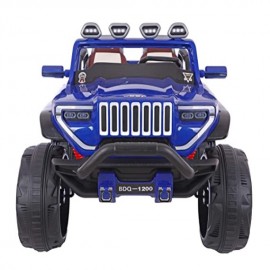  12v Rechargeable 4x4 Battery Operated Ride On Jeep To Drive For 2-7 Years Kids/children/baby/girls/boys With Swing Option, Music, Lights And Remote Control (blue) Manufacturers and Suppliers in India