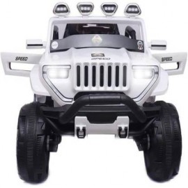  12v Rechargeable 4x4 Battery Operated Ride On Jeep To Drive For 2-7 Years Kids/children/baby/girls/boys With Swing Option, Music, Lights And Remote Control (white) Manufacturers and Suppliers in India