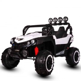  Kids Super Big Size 4*4 Double Seater Electric Jeep For Kids, 12v Battery Operated Ride On Toyzoo Jeep , With Music And Remote Control(white) Manufacturers and Suppliers in India