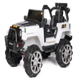  12v Rechargeable Battery-operated Ride On Thar Jeep For Kids 1-6 Year Old (white) Manufacturers and Suppliers in India