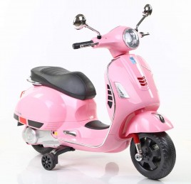 12V BATTERY OPERATED KIDS RECHARGEABLE SCOOTY FOR 3 TO 7 YEAR OLD KIDS (PINK)