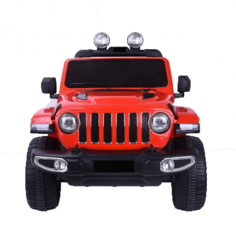 RECHARGEABLE BATTERY OPERATED ELECTRIC RIDE-ON JEEP FOR KIDS BABY RACING RIDING TOY JEEP WITH R/C FOR BOYS & GIRLS BABIES TODDLERS AGE 2 TO 6 YEARS (RED) 