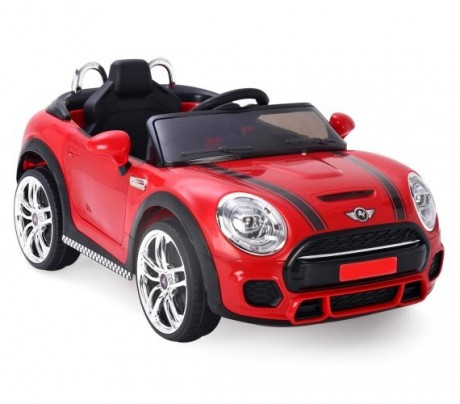  ELECTRIC BABY TOY CAR RECHARGEABLE BATTERY OPERATED RIDE-ON-CAR FOR KIDS BABY WITH 12V MOTOR, CHILDREN SPORTS CAR FOR BOYS AND GIRLS AGE 2 to 5 YEARS ( RED)