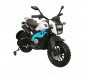 12V BATTERY OPERATED RIDE ON BIKE WITH MUSIC AND LIGHT, FOR 2 TO 8 YEARS OLD CHILD (WHITE-BLUE)