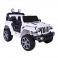 RECHARGEABLE BATTERY OPERATED ELECTRIC RIDE-ON JEEP FOR KIDS BABY RACING RIDING TOY JEEP WITH R/C FOR BOYS & GIRLS BABIES TODDLERS AGE 2 TO 6 YEARS (WHITE) 