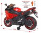 KIDS BIKE WITH RECHARGEABLE BATTERY OPERATED RIDE-ON WITH HAND ACCELATOR AND PEDAL BRAKE FOR 3 TO 8 YEARS (RED) 