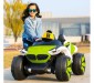 BATTERY OPERATED 12V RIDE-ON JEEP FOR KIDS 2 -8 YEAR OLD WITH MUSIC AND REMOTE CONTROL (GREEN)
