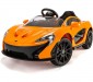 OFFICIAL LICENSED MCLAREN BABY CAR RECHARGEABLE KIDS CAR BATTERY OPERATED MOTOR RIDE-ON CAR FOR KIDS WITH 2 ELECTRIC MOTOR & 12V BATTERY CAR FOR KIDS BOYS & GIRLS AGE 2-5 YEARS OLD (ORANGE) 