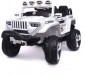 12V RECHARGEABLE 4X4 BATTERY OPERATED RIDE ON JEEP TO DRIVE FOR 2-7 YEARS KIDS/CHILDREN/BABY/GIRLS/BOYS WITH SWING OPTION, MUSIC, LIGHTS AND REMOTE CONTROL (WHITE)