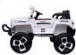 12V RECHARGEABLE 4X4 BATTERY OPERATED RIDE ON JEEP TO DRIVE FOR 2-7 YEARS KIDS/CHILDREN/BABY/GIRLS/BOYS WITH SWING OPTION, MUSIC, LIGHTS AND REMOTE CONTROL (WHITE)