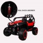 KIDS SUPER BIG SIZE 4*4 DOUBLE SEATER ELECTRIC JEEP FOR KIDS, 12V BATTERY OPERATED RIDE ON JEEP , WITH MUSIC AND REMOTE CONTROL (RED)