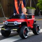 SUPER LARGE SIZE KIDS BATTERY OPERATED RIDE ON JEEP HEAVY DUTY WITH REMOTE CONTROL (RED)